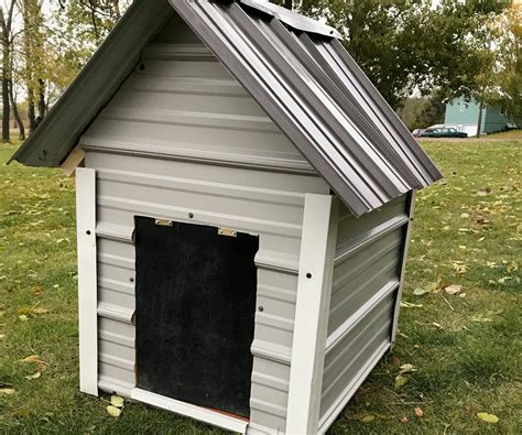 metal siding dog house|lightweight dog house.